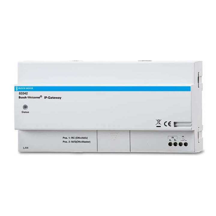 Busch Jaeger Ip Gateway Modul Reg Türkommunikation Zubehör Ethernet 83342 B-Ware - 4011395197554
