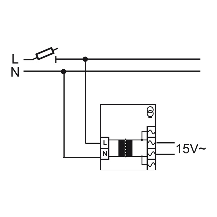 B-Ware Busch Jaeger Netzteil Einsatz Stromversorgung Transformator Ac Dc 230 V 1518 U - 4011395092484