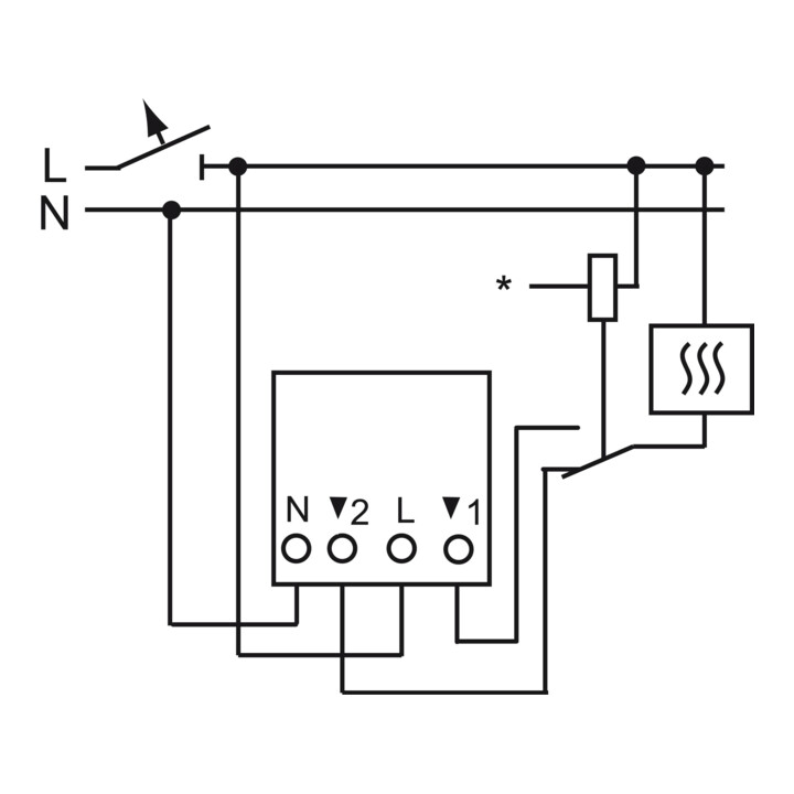 Busch Jaeger Raumtemperaturregler Thermostat 230 V 5 A Unterputz 1097 Uta B-Ware - 4011395078648