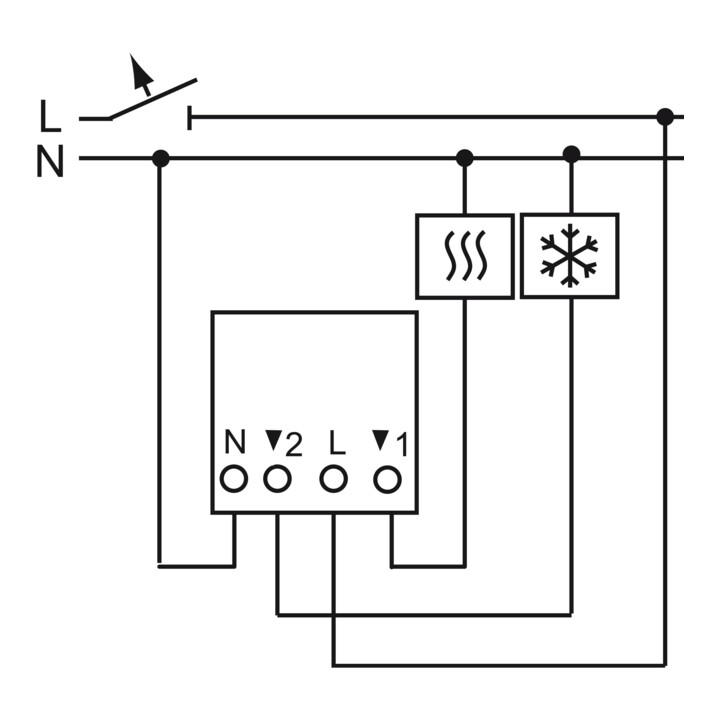Busch Jaeger Raumtemperaturregler Thermostat 230 V 5 A Unterputz 1097 Uta B-Ware - 4011395078648