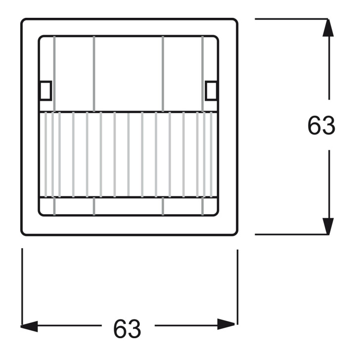 Busch Jaeger Wächter Sensor Bewegungsmelder Knx Studioweiß Unterputz 6122/02 84 B-Ware