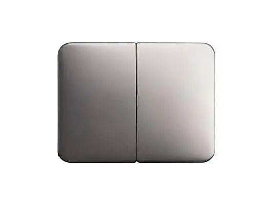 B-Ware Busch Jaeger Wippe Schalter Taster Serienschalter Alu Platin Zweiteilig 10 Stück - 4011395126509
