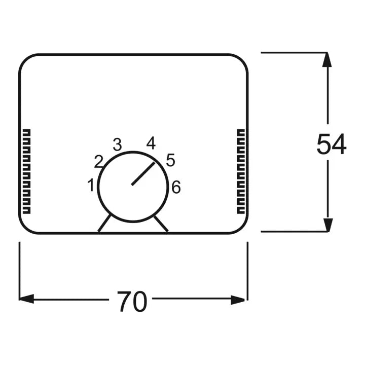 B-Ware Busch Jaeger Zentralscheibe Abdeckung Temperaturregler Drehknopf Weiß 5 Stück - 4011395043615