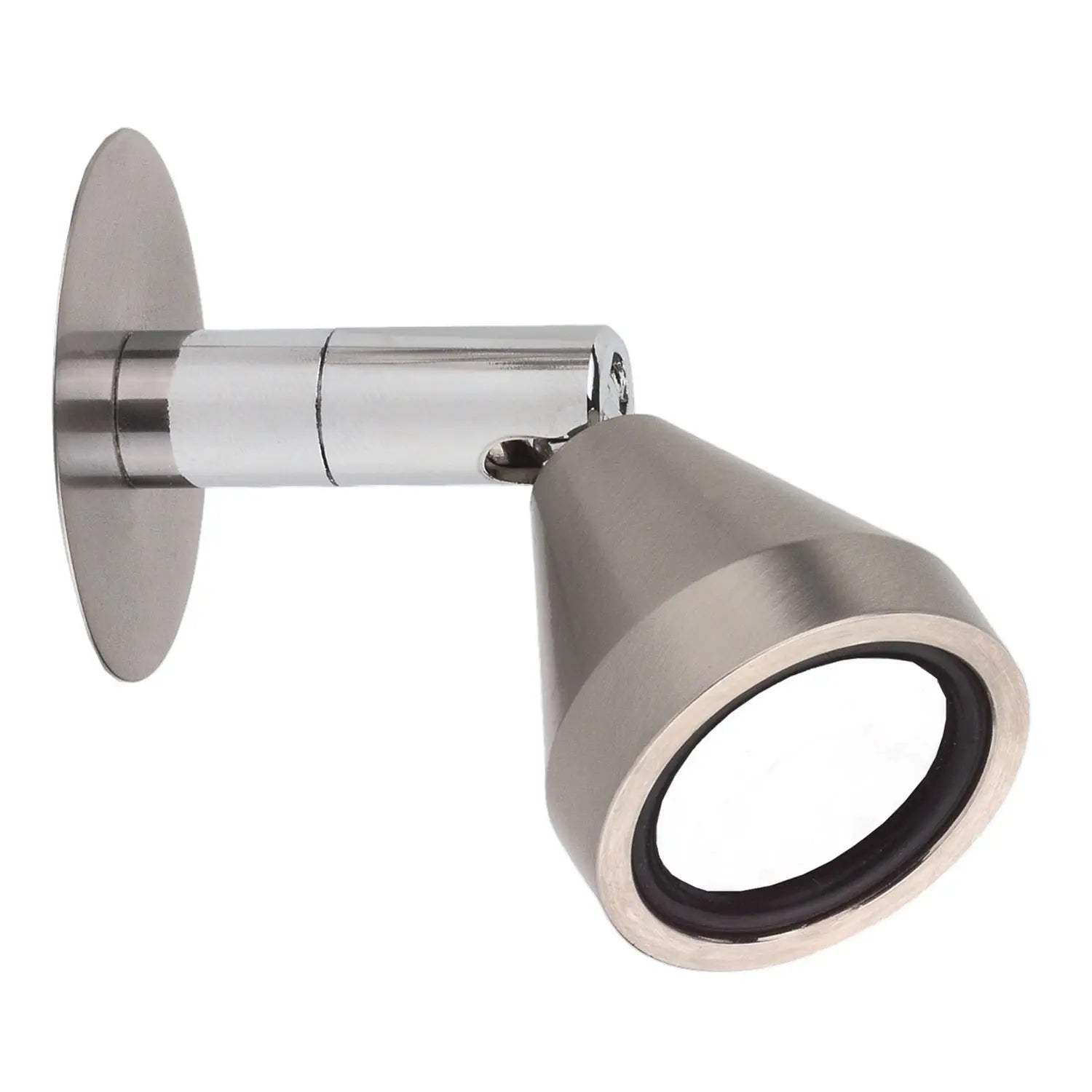 B-Ware Busch Wandleuchte Wandlampe Led Mini Schwenkbar Nickel Inklusive Wechsellinse - 4019231036555
