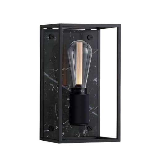 Buster + Punch Wandleuchte Wandleuchte Lampe Caged Wall medium Marmor schwarz E2 - 5060603613880