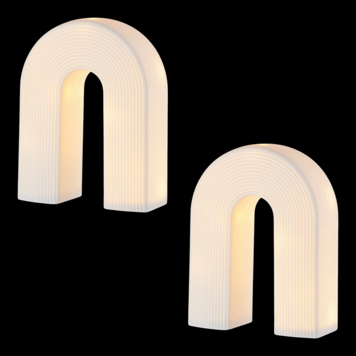 Butlers Led Tischleuchte Rainbow Tischlampe Tischlicht Leuchte 2 Stück B-Ware