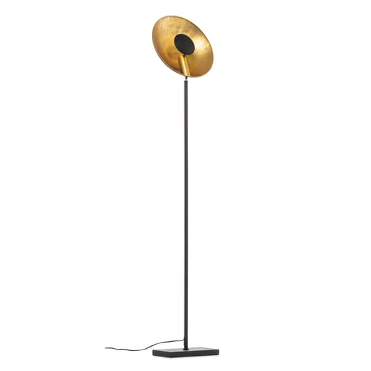 B-Ware By Rydéns Captain Uplight Stehleuchte Schwarz Gold Standleuchte Stehlampe E27 - 7391741005717
