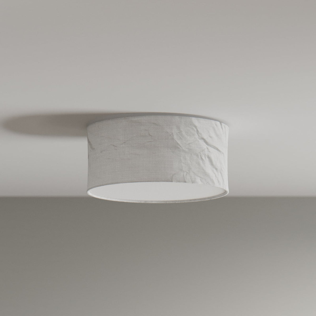By Rydéns Deckenleuchte Lampe Vita Leuchte Weiß Leinen Beleuchtung - 7391741011343