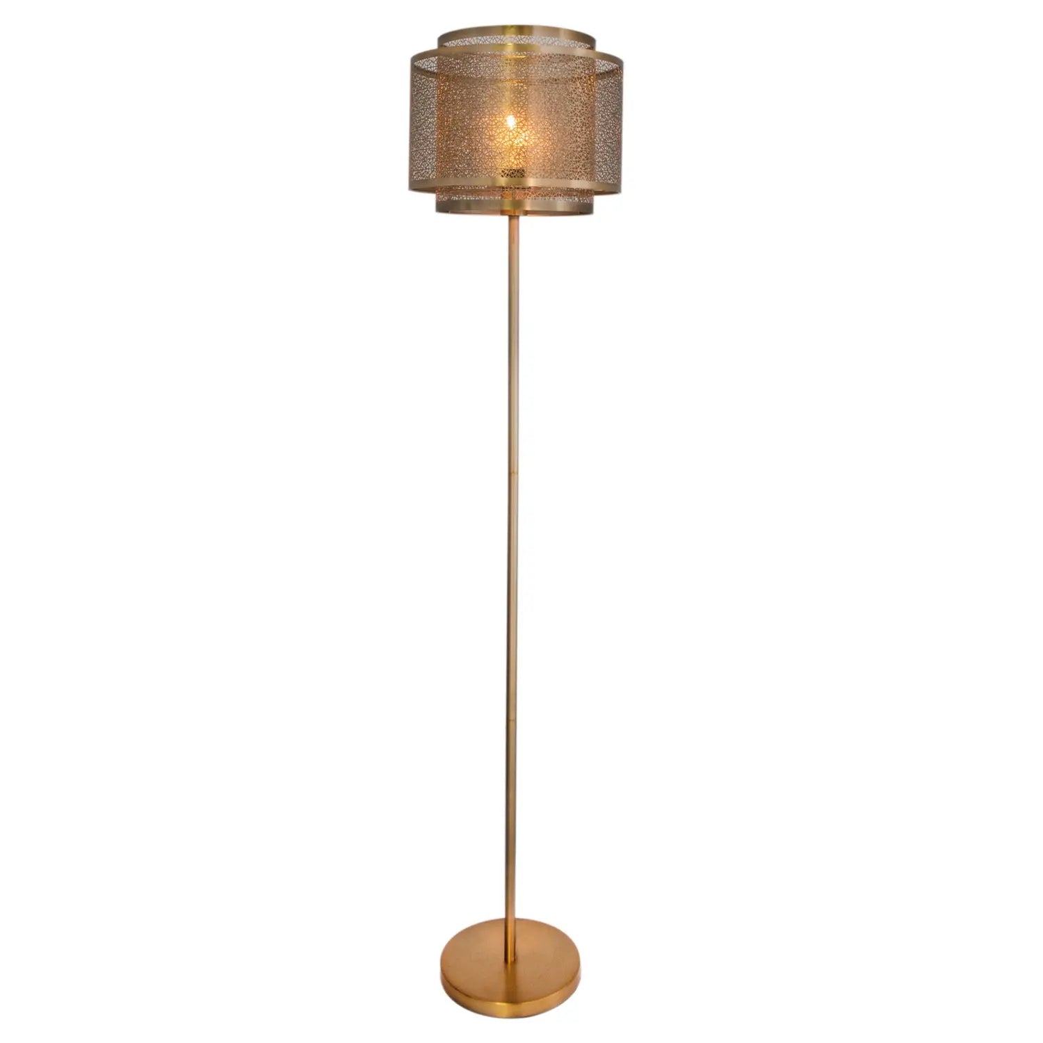 B-Ware By Rydéns Hermine Stehleuchte Stehleuchte Lampe Leuchte Wohnzimmerlampe Messing - 7391741001801