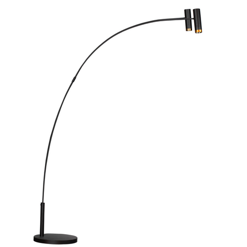 By Rydéns Puls Bogen Stehleuchte 2fl Schwarz Matt Stehlampe Lampe Leuchte Spot B-Ware - 7391741009234