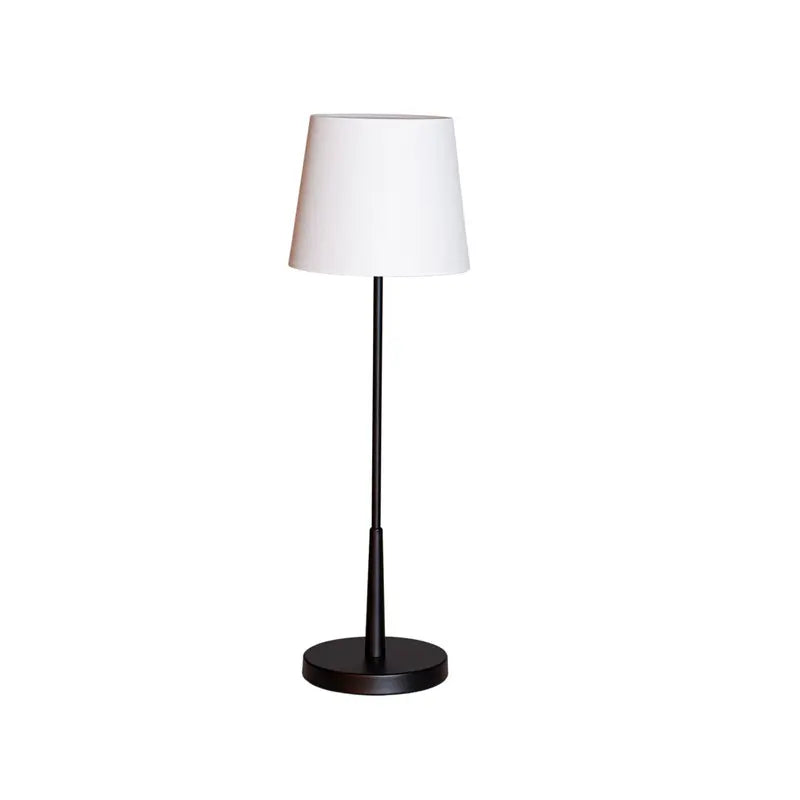 By Rydéns Tischlampe Lampe Lumi 69cm Dekoleuchte LED schwarz weiß Textil - 7391741012470