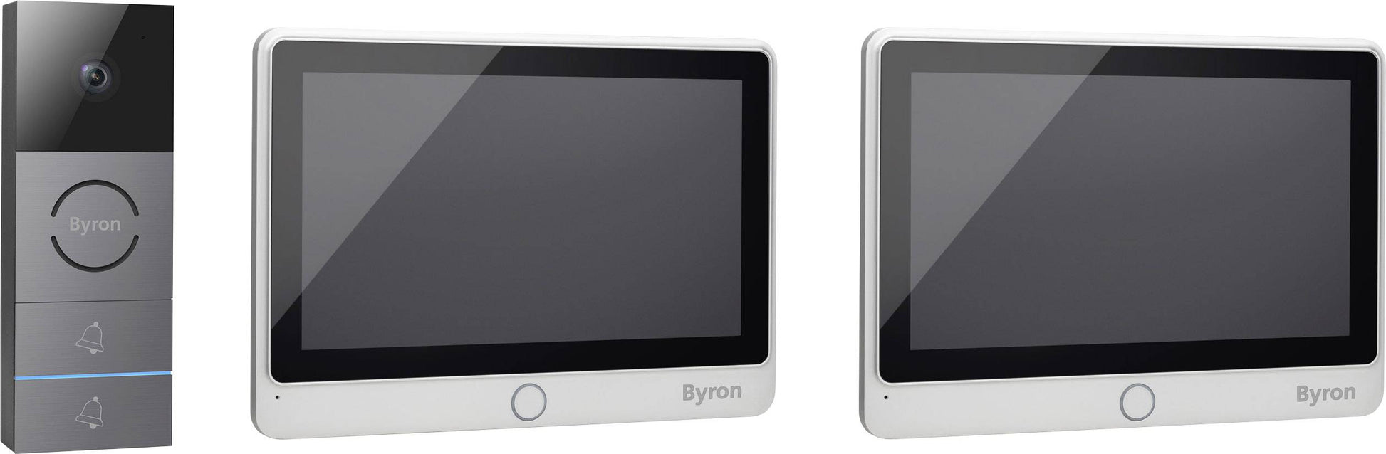 Byron DIC-24122 Video Türsprechanlage Set Sprechanlage SIEHE TEXT/FOTO - 8711658439372