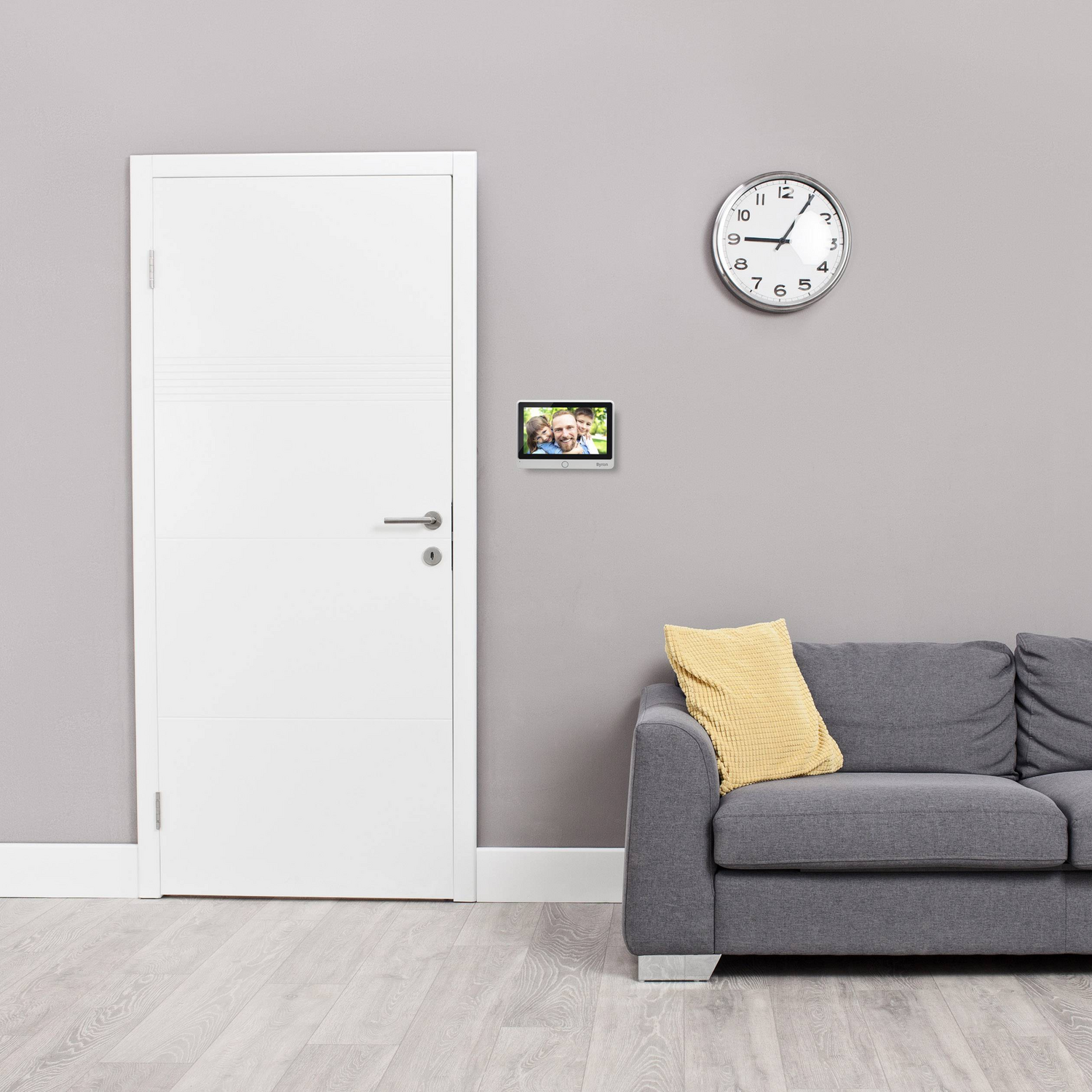 B-Ware Byron Dic 24122 Video Türsprechanlage Set Sprechanlage Gegensprechanlage Aufputz - 8711658439372