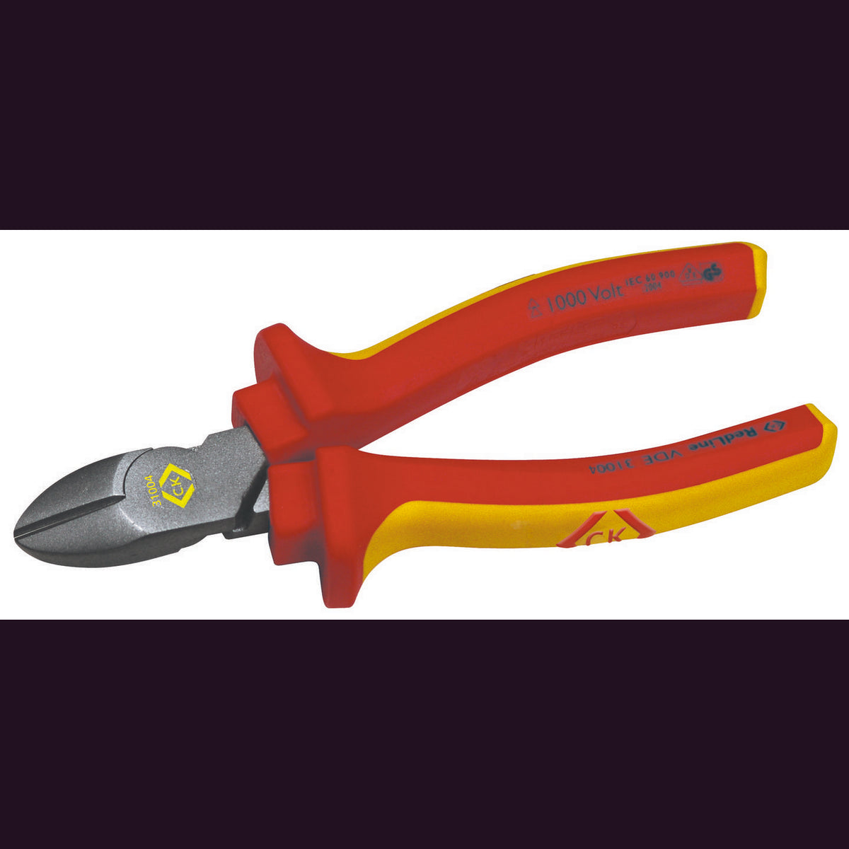 C.K Seitenschneider Zange VDE Schneidzange Stahl 160mm isoliert VDE geprüft - 5051074310170