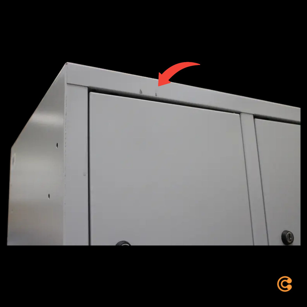 C+P Fächerschrank Spind Schrank 12 Fächer Grau H1800 B900 T500m SIEHE TEXT/FOTO - 4025314552294