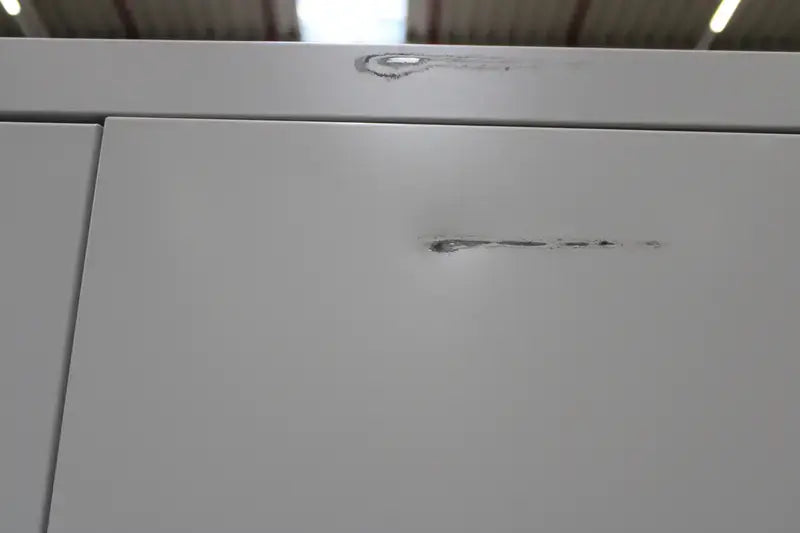 C-Ware C+P Werkzeugschrank Aktenschrank Schrank Drehtüren Lichtgrau 4 Böden Siehe Text - 4062084609056
