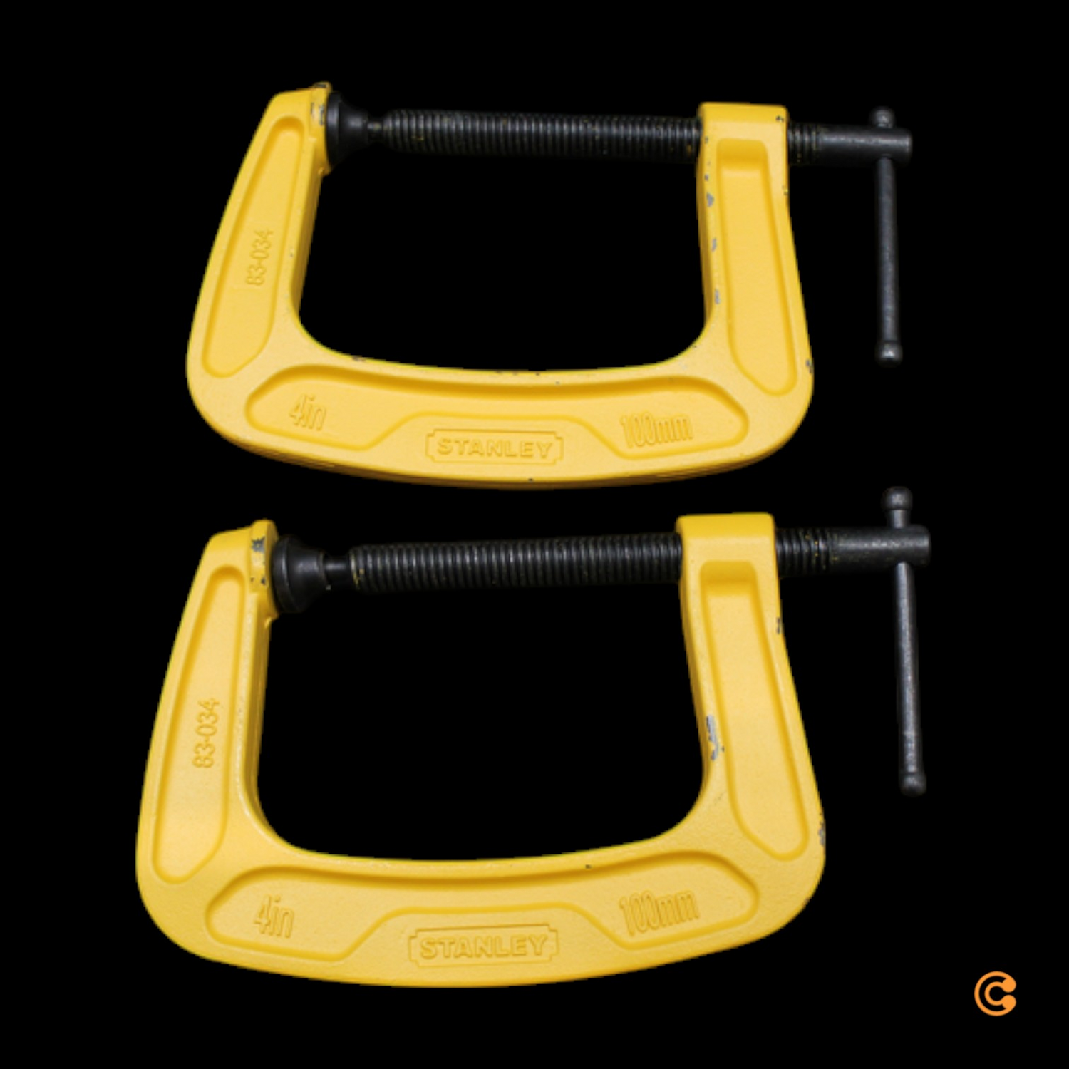 B-Ware Stanley Max Steel C Zwinge 100 Mm Spannweite, 75 Mm Ausladung, 680 Kg 2 Stück - 3253560830342