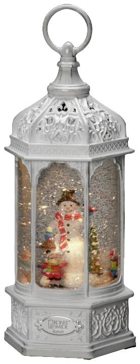 Konstsmide 4289-200 LED-Laterne Schneemann mit Wasser gefüllt USB-Anschluss