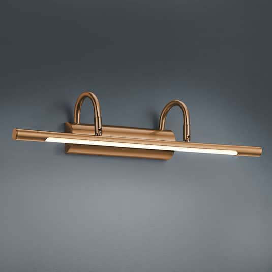 B-Ware Wandleuchte Bilderleuchte Trio Lighting Led Lorena Altmessing Metall Warmweiß
