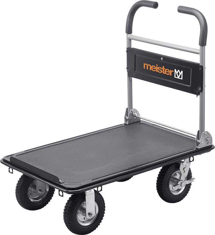 Meister Werkzeuge Plattformwagen Wagen Rolle Klappbar Stahl Traglast Siehe Text B-Ware