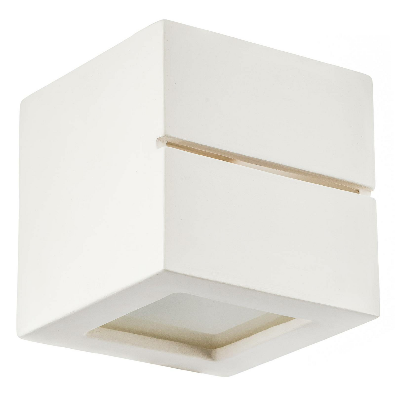 Euluna Wandleuchte Wandlampe Wandlicht Leuchte Lampe Keramik Top Weiß 15 X 15 Cm B-Ware - 5903282729902