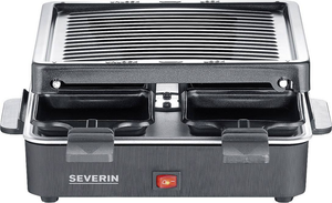 B-Ware Severin Mini Raclettegrill  Raclette Antihaftbeschichteter Grillplatte Minigrill