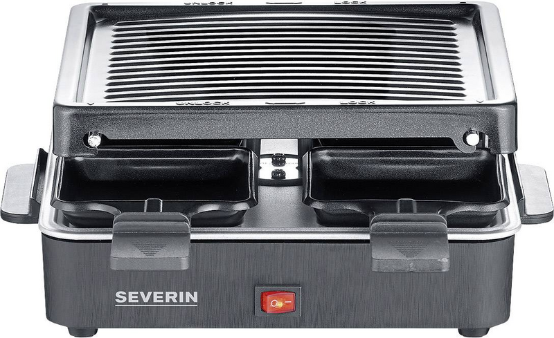 B-Ware Severin Mini Raclettegrill  Raclette Antihaftbeschichteter Grillplatte Minigrill