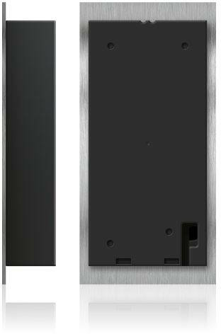 B-Ware Bastion Video Türsprechanlage Lan Außeneinheit Inneneinheit 2 Familienhaus Stahl