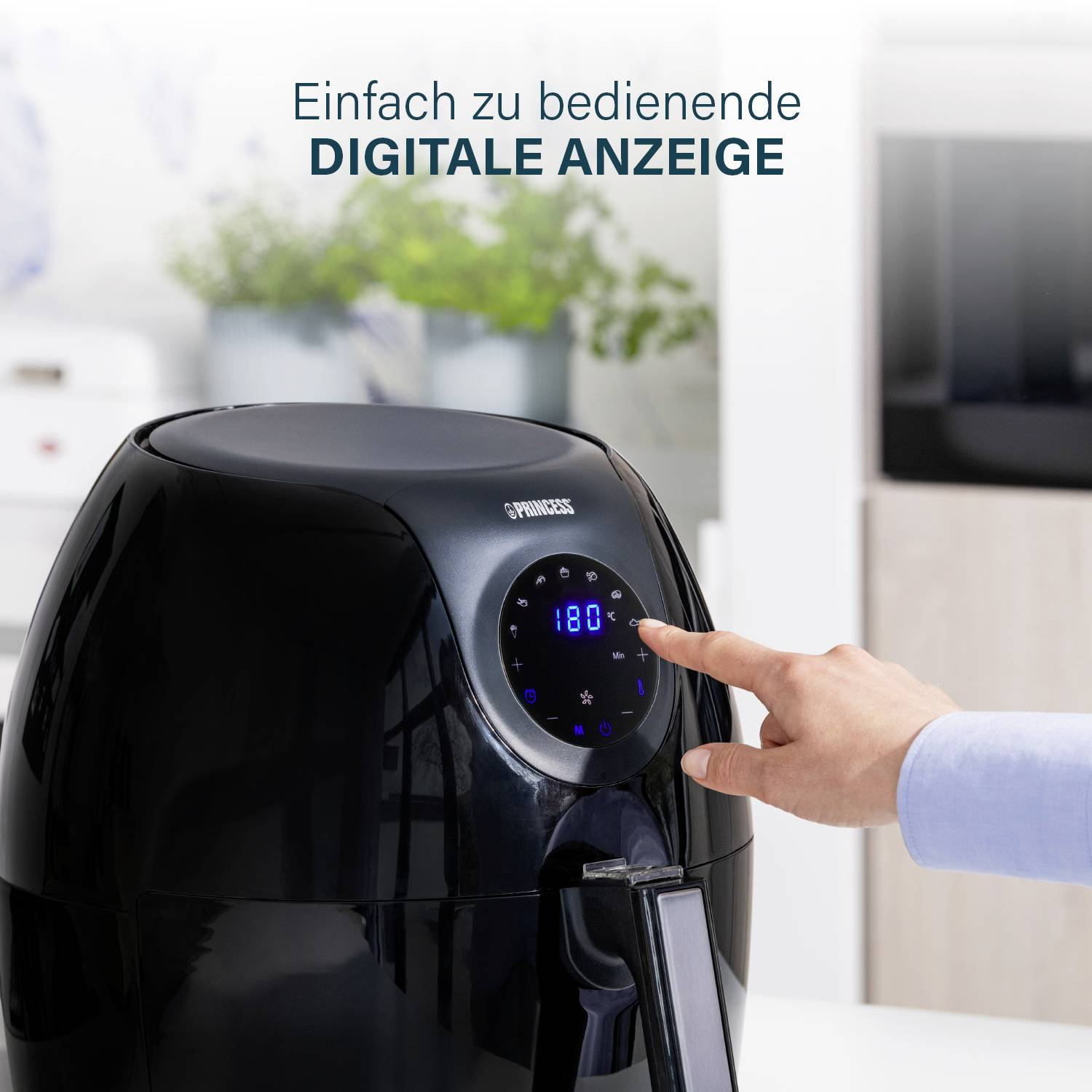 B-Ware Princess Xxl Heißluftfritteuse 5,2 L Digitales Touchscreen Fritteuse Ohne öl 992