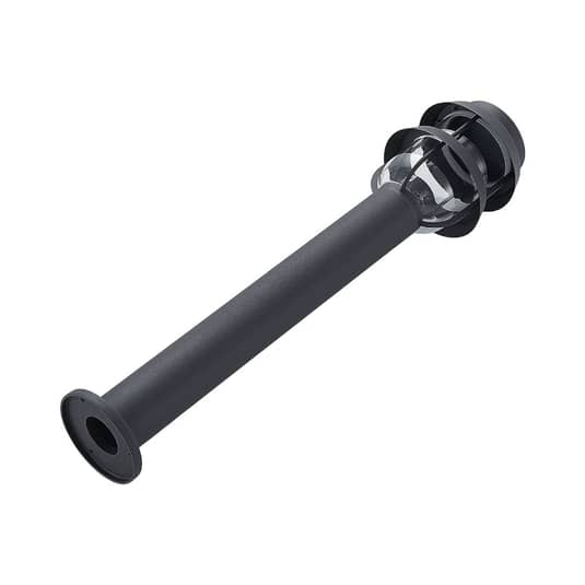 Lindby Pollerleuchte Alvaro Dunkelgrau 60cm Sockelleuchte Wegeleuchte Garten E27