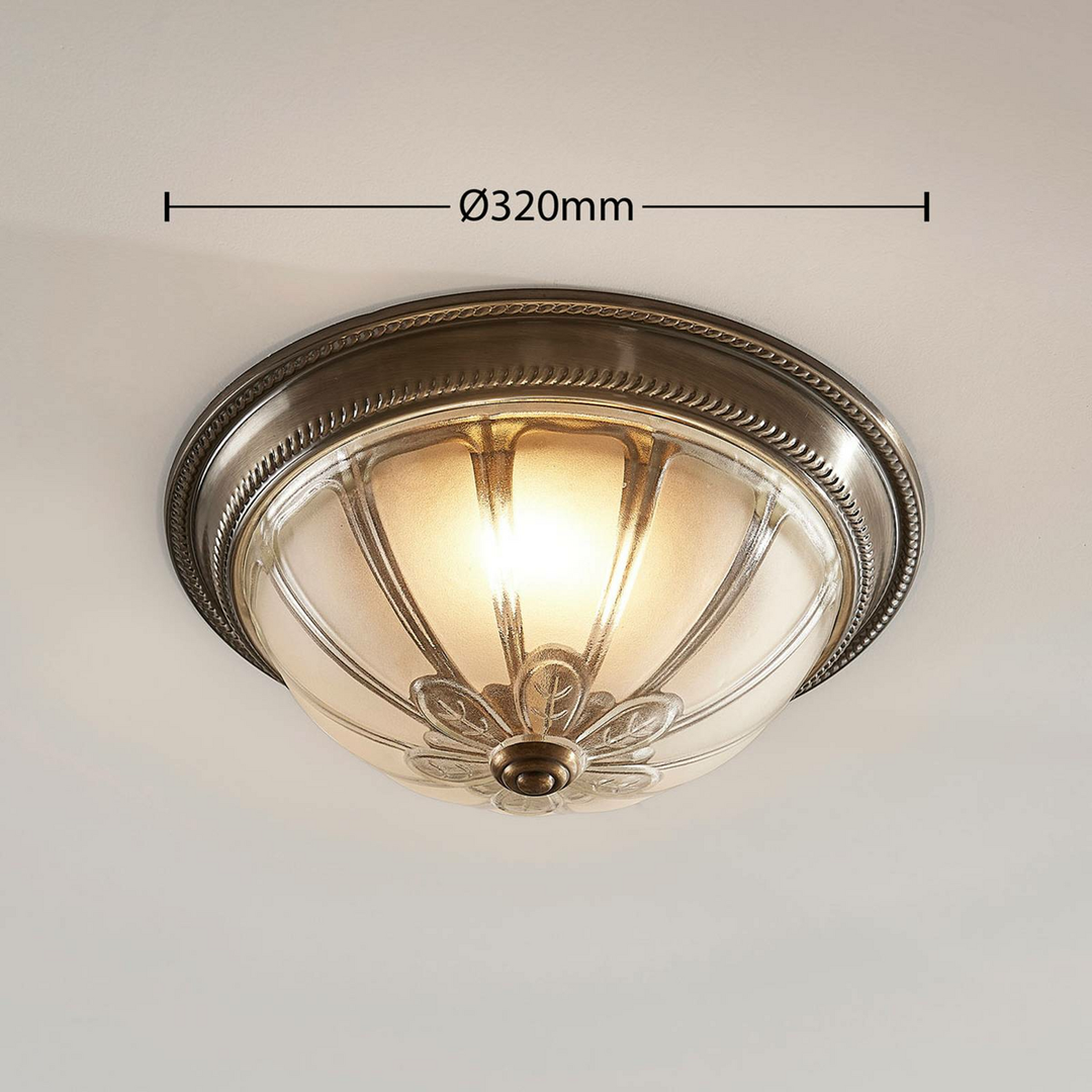 Lindby Runde LED-Deckenlampe Henja Deckenlampe Lampe Leuchte 3-stufig dimmbar