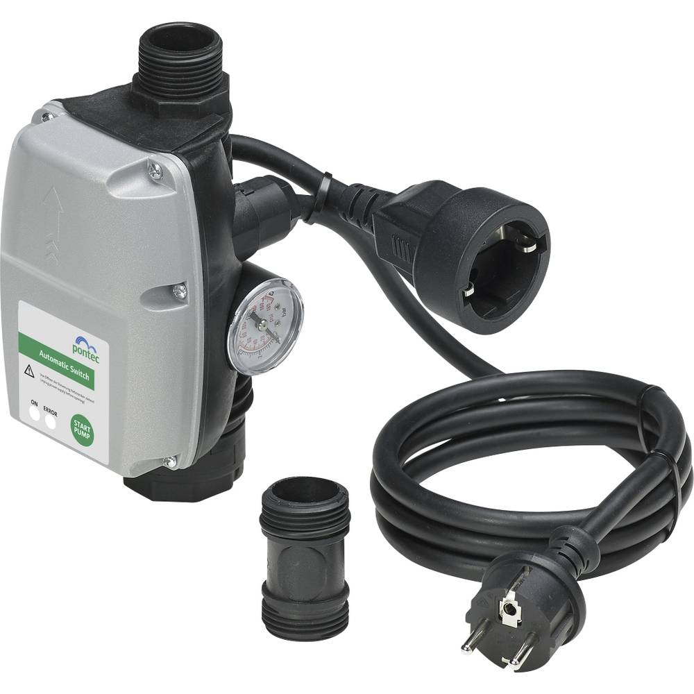 Pontec PondoSwitch Wasser-Druckschalter 230 V Druckschalter Schalter Betätiger