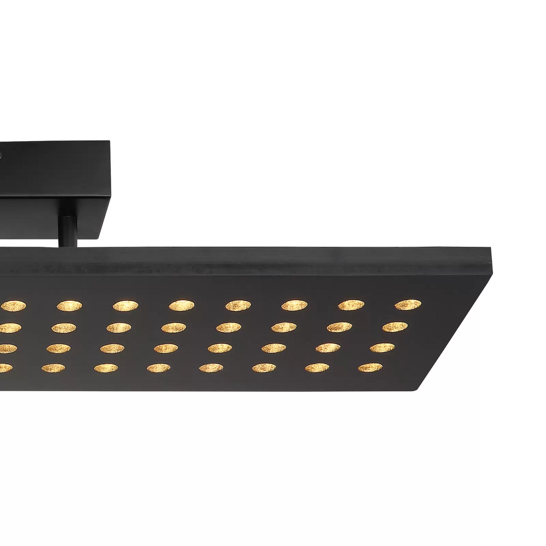 Globo LED-Deckenlampe Dolores schwarz matt/schwarz Deckenleuchte Spot Spot Licht