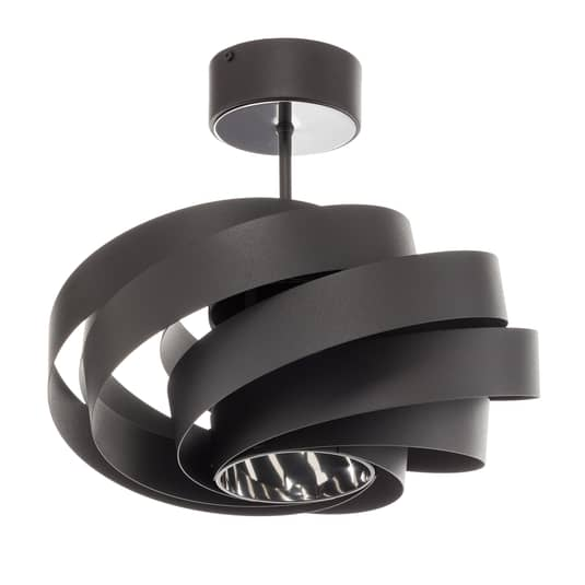 Euluna Deckenlampe Vento schwarz Ø 40 cm Deckenlampe Deckenlicht Dekolampe E27