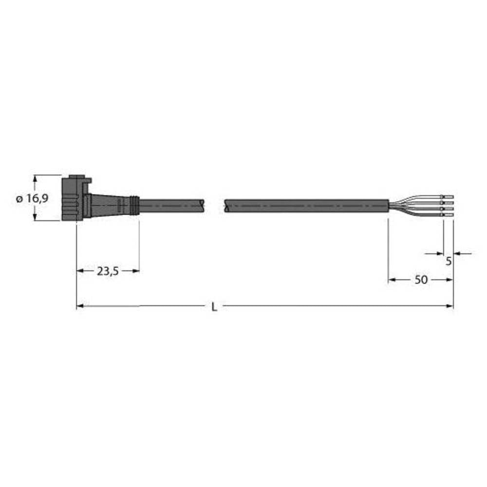 Turck 6627512 Sensor-/Aktor-Anschlussleitung Verbindungsleitung Leitung