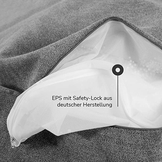 Mokebo Pouf, Hocker O. Bodenkissen 60x40cm 'Der Ruhepouf' Sitzhocker Rund & Fußh B-Ware - 4260669187528