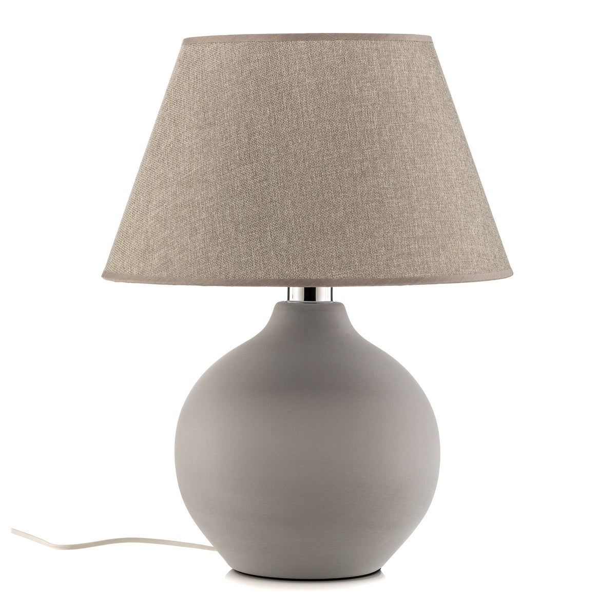 Euluna Tischleuchte Sfera LED Lampe Leuchte grau 53cm Höhe 40cm Durchmesser - 8030626063891