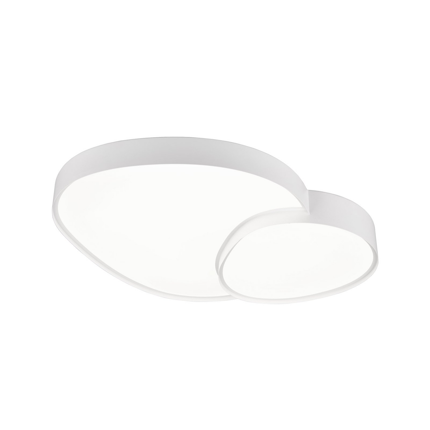 Trio Lighting Led Deckenleuchte Rise Weiß 77 X 63 Cm Cct Dimmbar Deckenlampe B-Ware - 4017807600605
