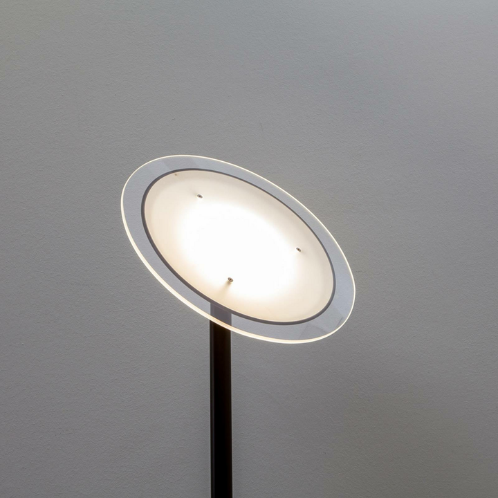 Lindby LED-Deckenfluter Malea Stehlampe Lampe Leuchte Wohnzimmerlampe Schwarz