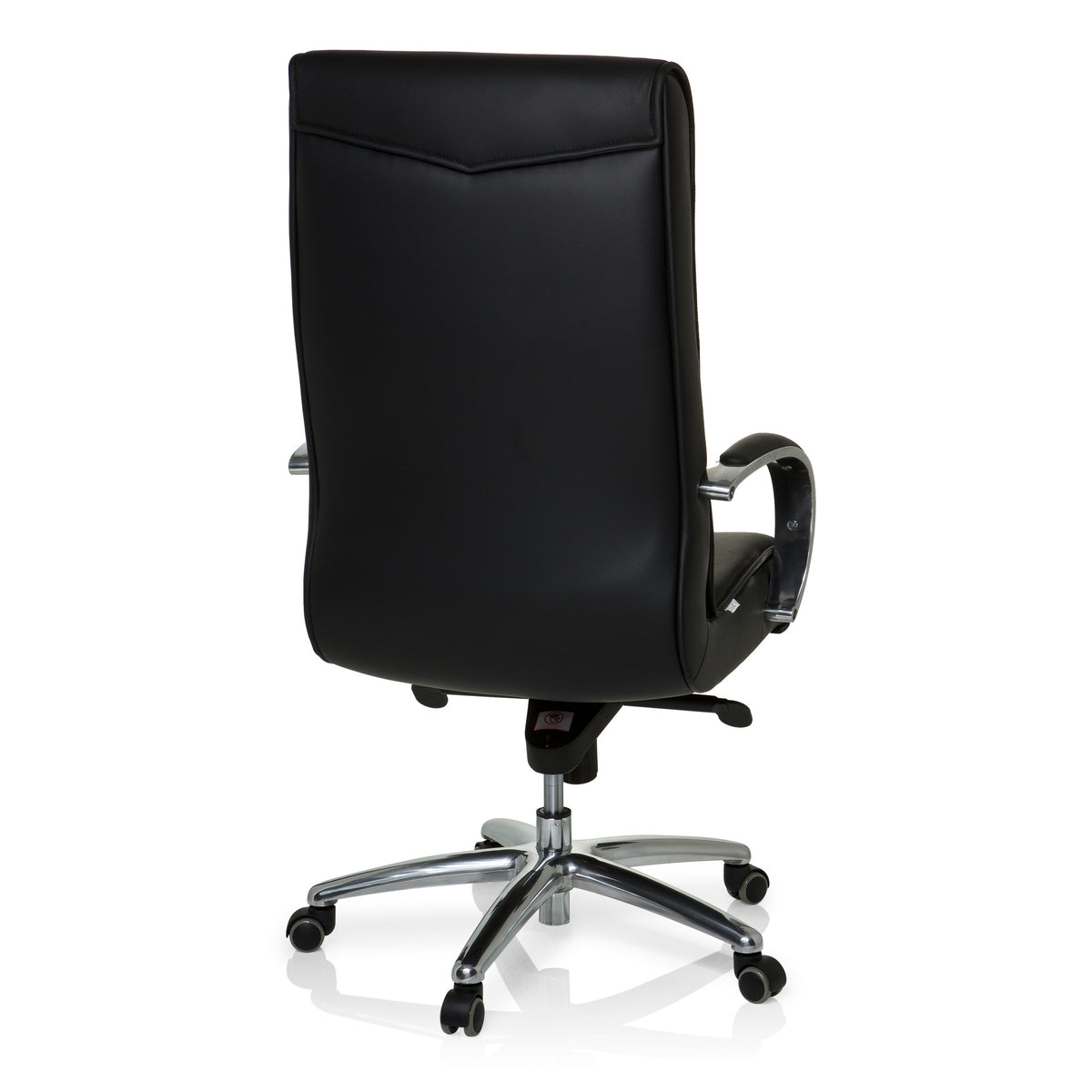 hjh OFFICE Chefsessel XXL F 400 Leder schwarz Ergonomischer Bürostuhl 150kg - 4260284083915
