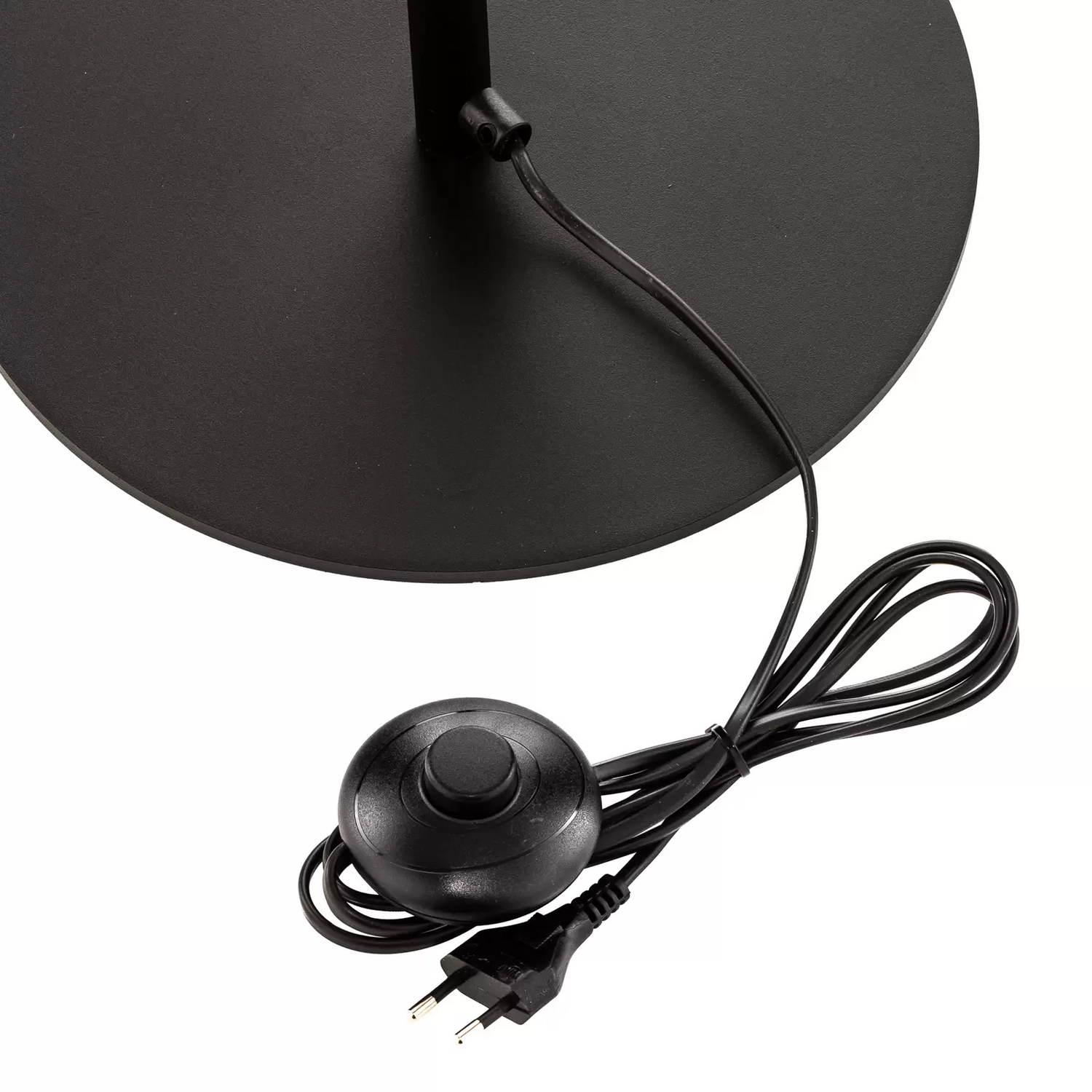 Textil Stehlampe Harris Fuß Schwarz Schirm Leselampe Stehleuchte Leuchte E27.    B-Ware - 5902553217162