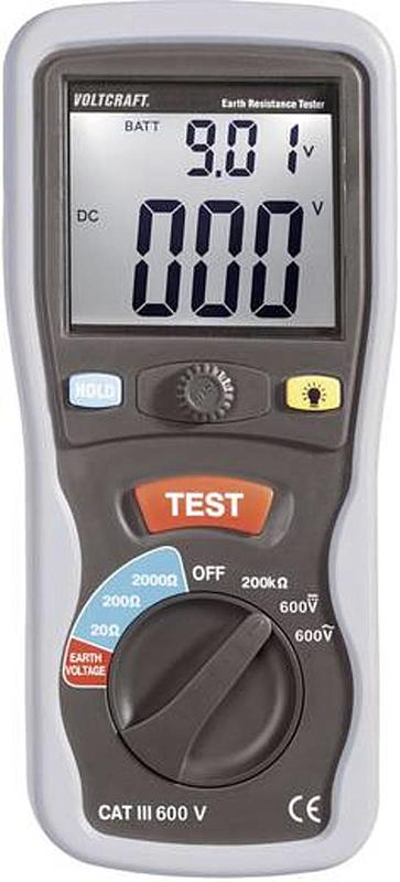 B-Ware Voltcraft Et 02 Erdungsmesser Erdwiderstandsmessgerät Erdungsmessgerät Messgerät