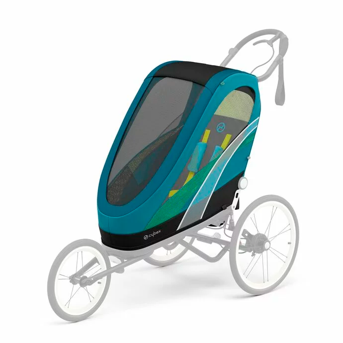 Cybex Fahrradanhänger Zeno Seat Pack Maliblue 25 Anhänger Fahrradzubehör B-Ware