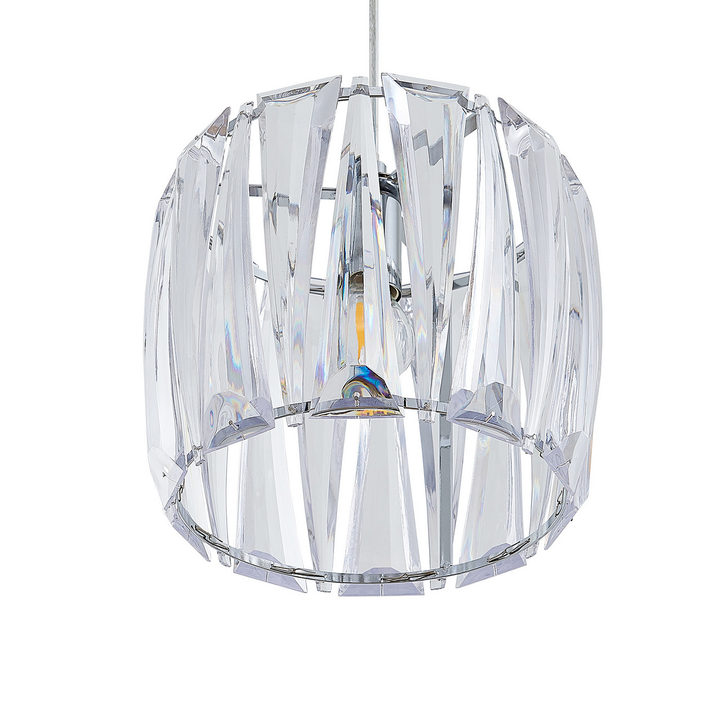 Lindby Sofia Balkenleuchte Pendelleuchte Deckenlampe Dreiflammig Klar Chrom447 B-Ware