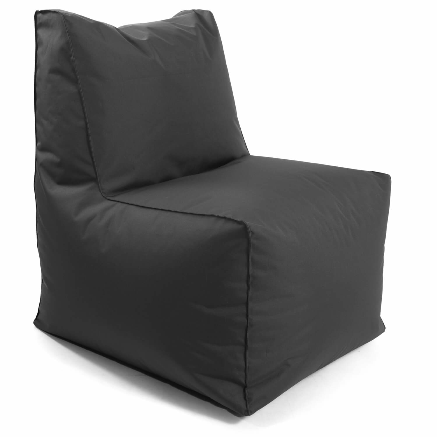 pouf mokebo, tabouret de repos, coussin de siège pouf, PVC anthracite