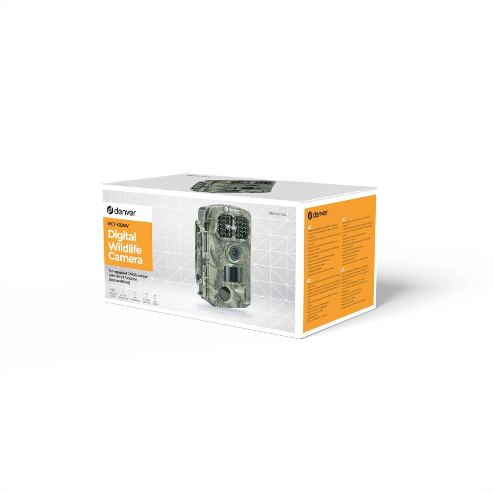 Denver Wct 8026 W Wildkamera 48 Megapixel Camouflage überwachungskamera Kamera B-Ware