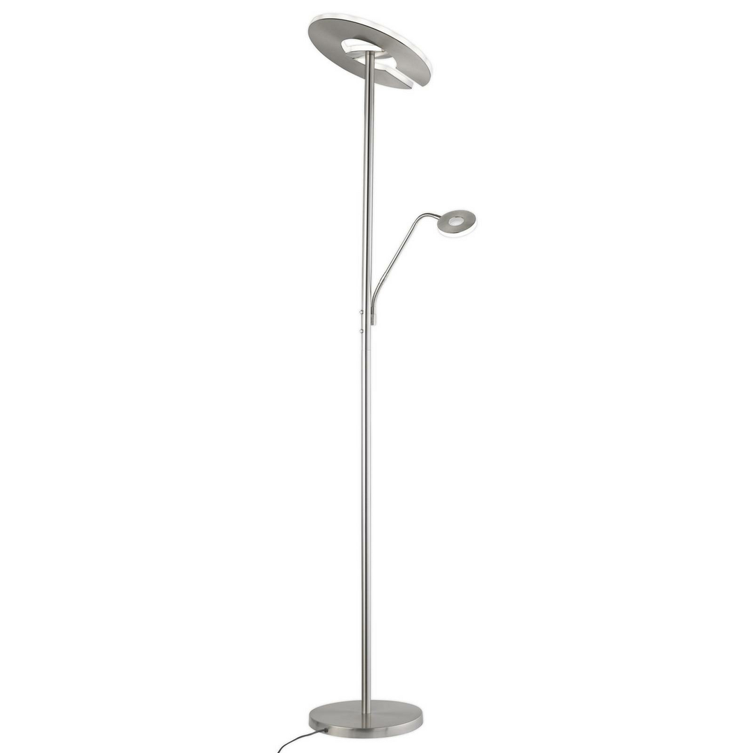 FISCHER & HONSEL LED-Deckenfluter Dent Stehlampe Lampe Leseleuchte CCT nickel