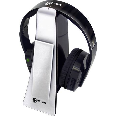 Geemarc CL7400 OPTI Funk TV In Ear Kopfhörer Over Ear Leichtbügel Headset Silber - 3521350009422