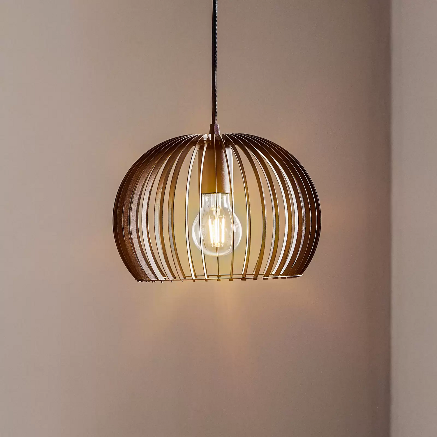 B-Ware Euluna Hängelampe Larus Hängeleuchte Deckenlampe Aus Schwarzem Stahl Einflammig