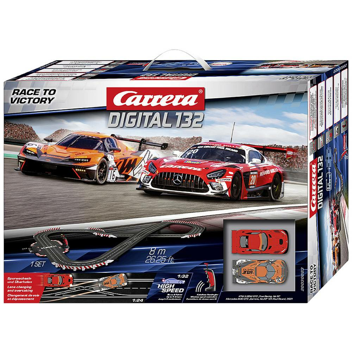 Carrera 20030023 Digital 132 Race To Victory Start Set Rennbahn Modellautos A973 B-Ware